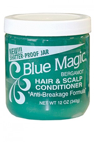 Sareya Beauty: BLUE MAGIC Bergamot Hair & Scalp Conditioner -Green (12oz)